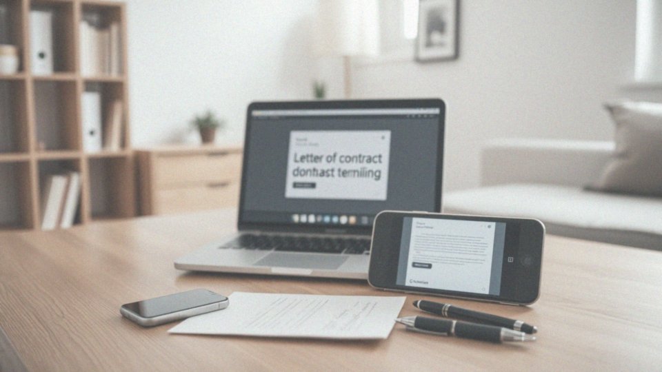 Jak wysłać wypowiedzenie umowy przez e-mail?