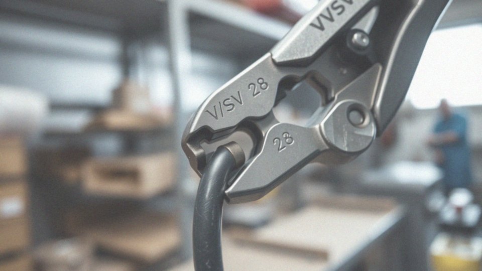 Jakie są wymagania dotyczące siły zacisku dla szczęk V/SV 28?