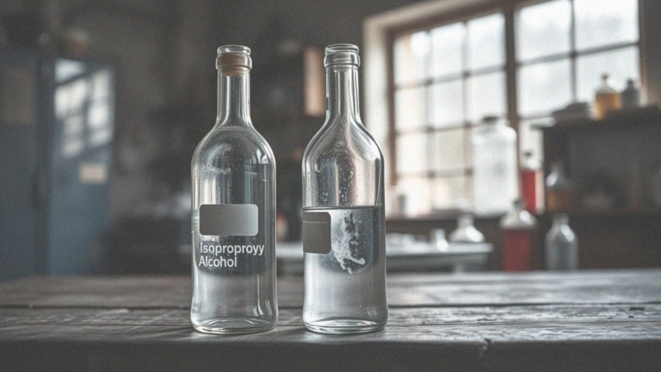 Czym różni się alkohol izopropylowy od etylowego? Kluczowe informacje